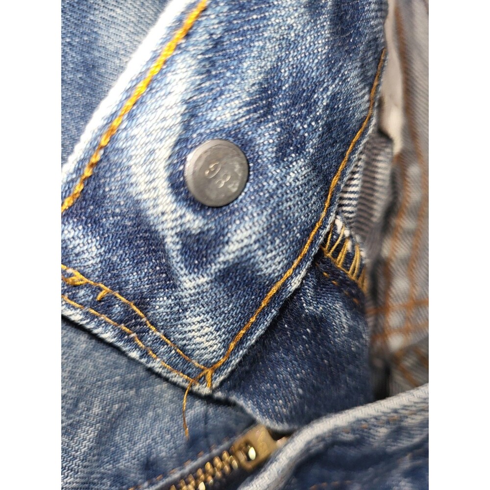 Vintage 1975 Levi's 505 Single Stitch Jeans Talon 42 Zip W29 L34 Factory 8... - Picture 6 of 16